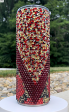 Load image into Gallery viewer, Hearts on Fire Template Cup Wrap