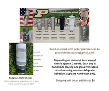 Load image into Gallery viewer, Purdue University custom tumbler