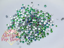 Load image into Gallery viewer, Green Flash crystal glass rhinestones