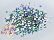Load image into Gallery viewer, Green Flash crystal glass rhinestones