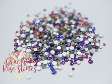 Load image into Gallery viewer, Blue Flash crystal glass rhinestones