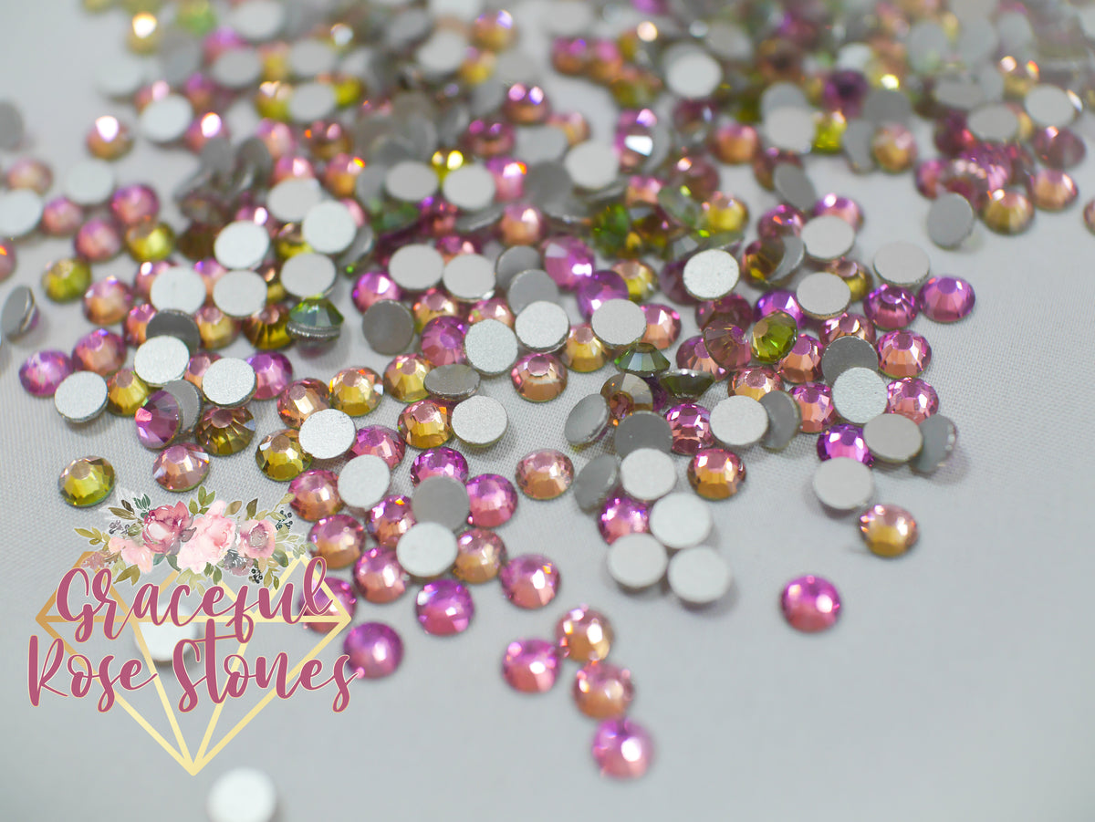 Transparent glass rhinestones – Graceful Rose Stones