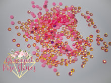 Load image into Gallery viewer, Graceful Sunset Rose glass rhinestones