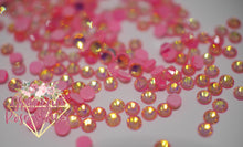 Load image into Gallery viewer, Graceful Sunset Rose glass rhinestones