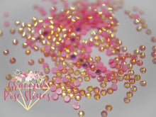 Load image into Gallery viewer, Graceful Sunset Rose glass rhinestones