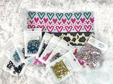 Load image into Gallery viewer, Leopard Hearts Template Cup Wrap