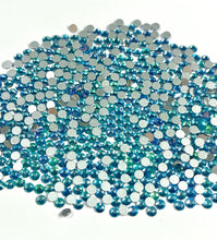 Load image into Gallery viewer, Aqua Flash glass rhinestones
