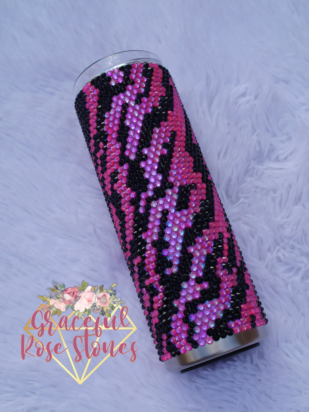 Pink Zebra 20oz Tumbler