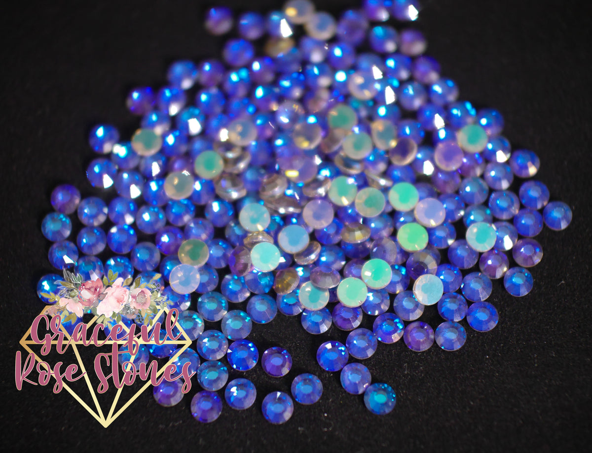 Northern Lights Midnight Rhinestones – Graceful Rose Stones