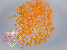 Load image into Gallery viewer, Sunset Orange glass rhinestones
