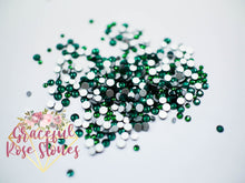 Load image into Gallery viewer, Emerald crystal glass rhinestones
