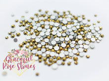 Load image into Gallery viewer, Aurum Gold glass rhinestones
