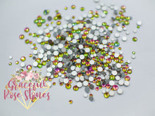 Load image into Gallery viewer, Rainbow flash crystal glass rhinestones
