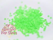 Load image into Gallery viewer, NEON UV Green crystal glass rhinestones
