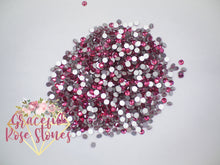 Load image into Gallery viewer, Rose glass rhinestones
