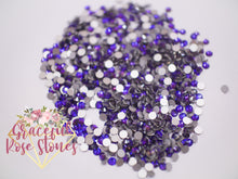 Load image into Gallery viewer, Purple Velvet crystal glass rhinestones
