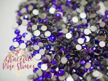 Load image into Gallery viewer, Purple Velvet crystal glass rhinestones
