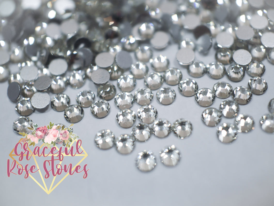 Crystal flatback glass rhinestones