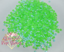 Load image into Gallery viewer, Twilight Green glass rhinestones
