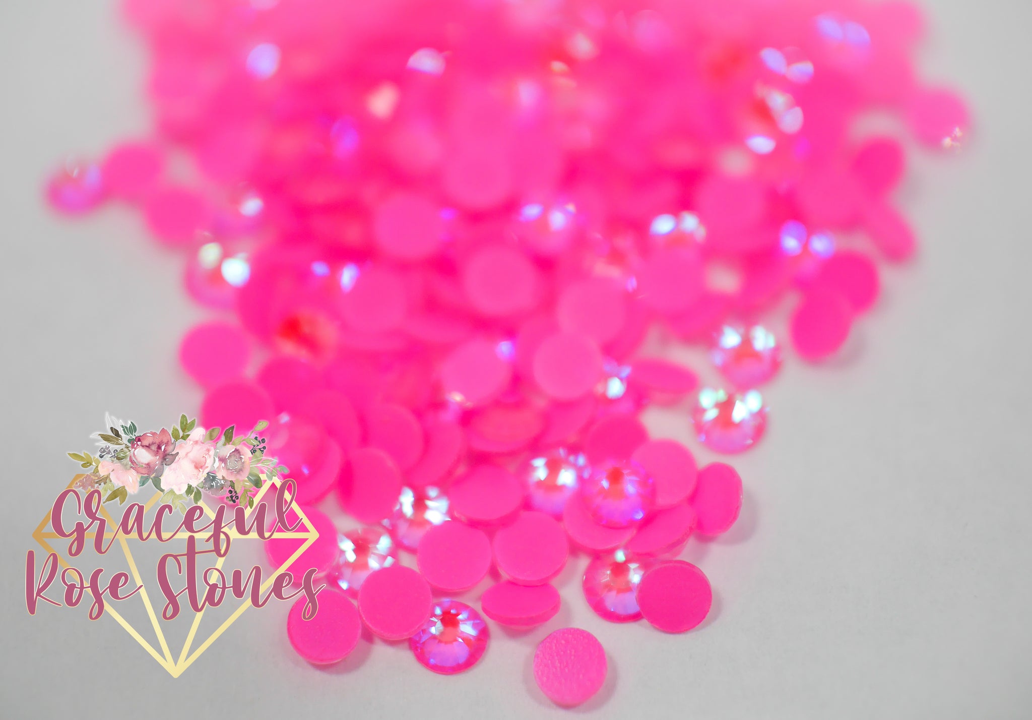 Pastel Pink AB Rhinestones – GlamByAngelic